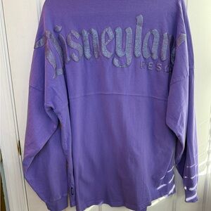 Disney Parks Purple Glitter Spirit Jersey Size Medium